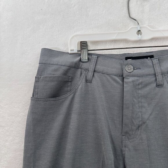 Travis Mathew Pants Men 34x31 Gray Chino Golf Performance Open To Close - Picture 7 of 11